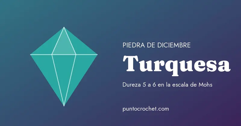 Gema de color azul verdoso dibujada junto al nombre Turquesa