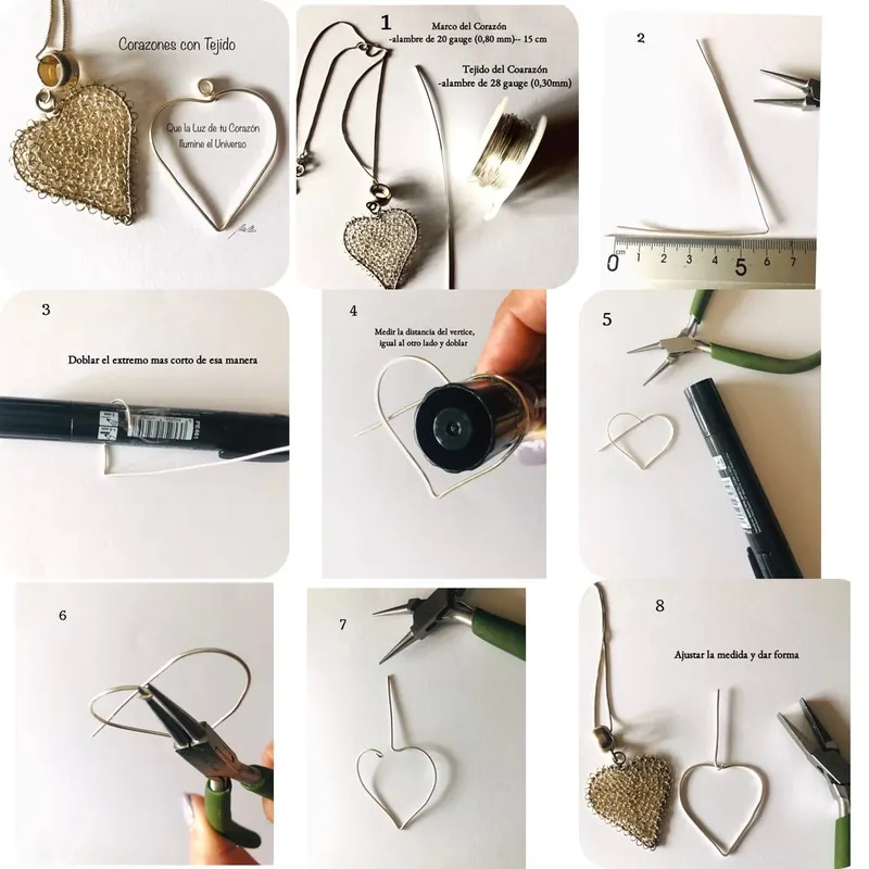 Paso 2 del tutorial del corazón en punto peruano
