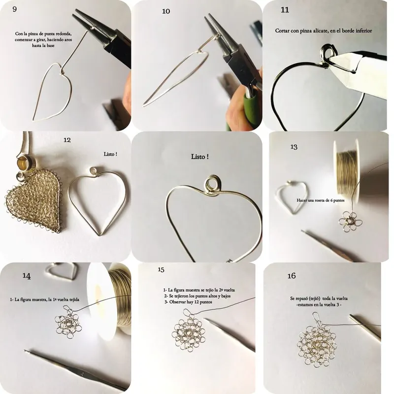 Paso 3 del tutorial del corazón en punto peruano