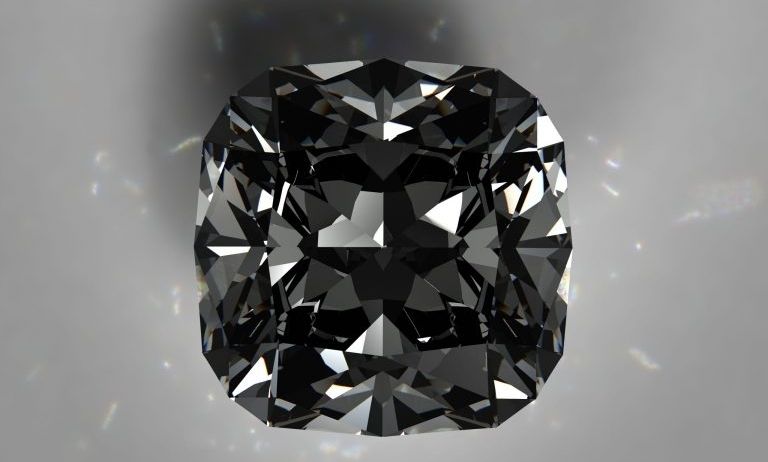 Diamante negro piedras preciosas negras