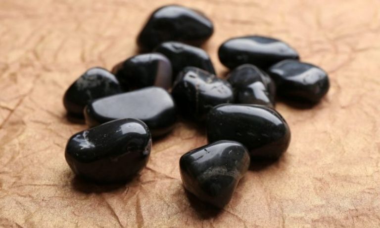 Jade negro piedras preciosas negras
