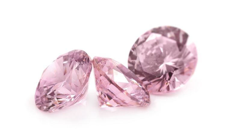 Morganita piedras preciosas rosadas